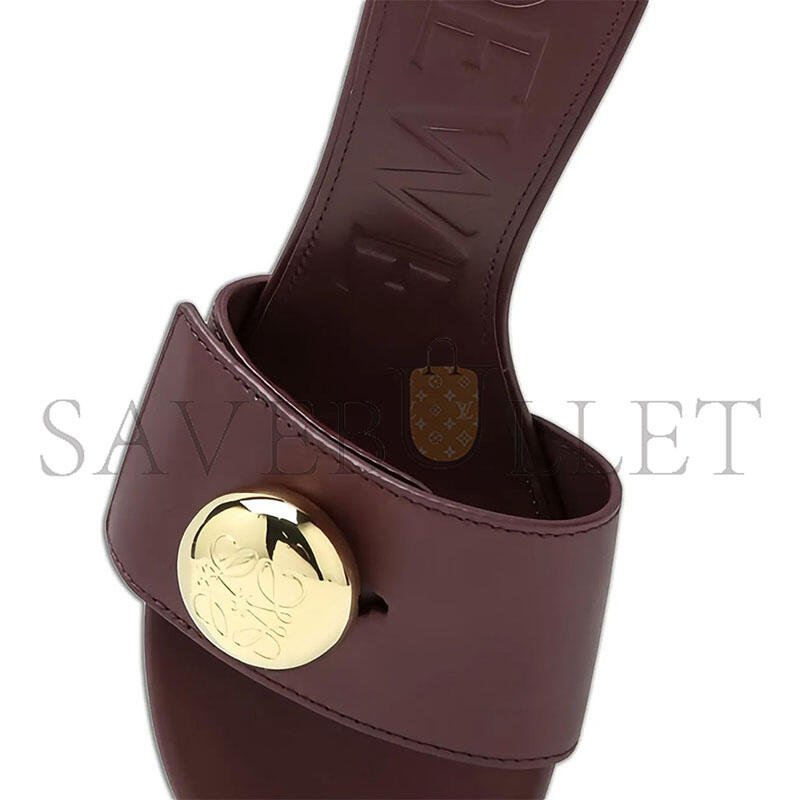 LOEWE PEBBLE SLIDE IN SOFT CALFSKIN L815465XAZ
